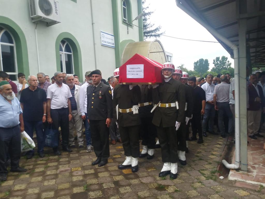 Kıbrıs Gazisi Mustafa YILMAZ Son Yolculuğuna Uğurlandı